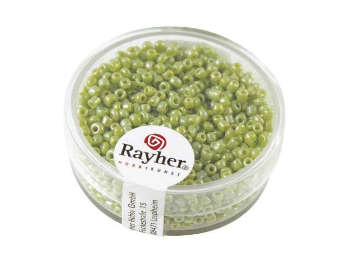 Rayher Rocailles Opak Gelüstert 2 mm 17 g