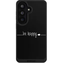Nivocase Handyhülle für Samsung Galaxy S26 Hülle NIVOpure Case Schwarz Glück Sprüche Statement (Samsung Galaxy S26), Smartphone Hülle, Schwarz