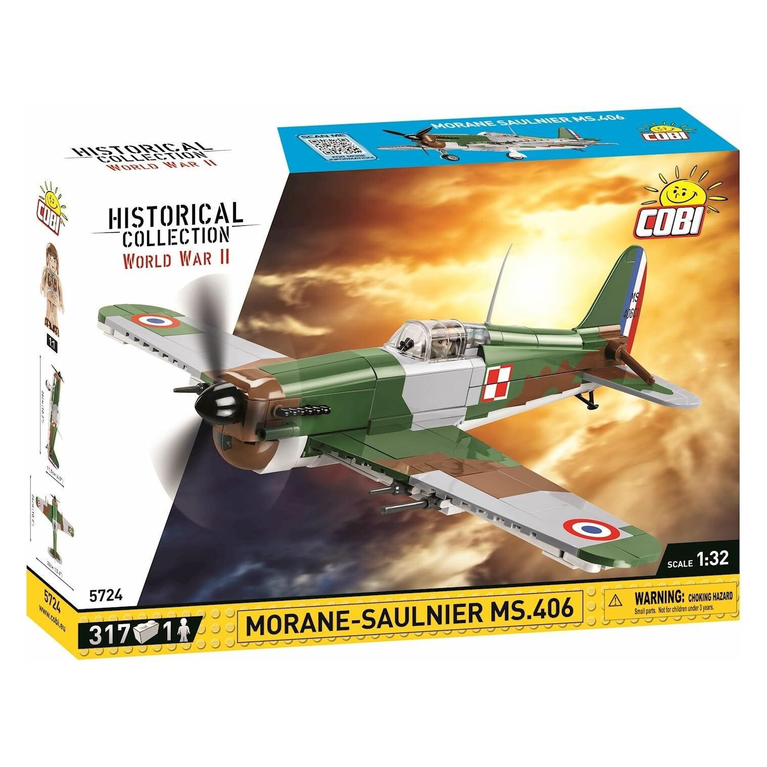 Cobi Morane Saulnier MS.406 (5724)
