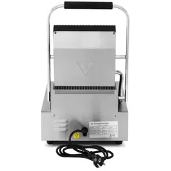 Professionelle Panini-Maschine Glatt – 1800 Watt – EquipementPro / Edelstahl-Kontaktgrill für perfekte Paninis