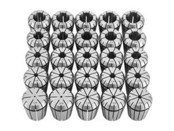 VEVOR ER32 Spannbuchsen Set 1/16 Zoll bis 13/16 Zoll 25-tlg. Spannzangensatz, für Fräsmaschinen & Bohrmaschinen, 0,0008 Zoll Rundlaufgenauigkeit, CNC-Spannzangen mit Aufbewahrungsbox, Legierter Stahl