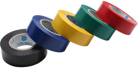 InLine&reg; Isolierband, 5er Pack, div. Farben, 18mm, 10m