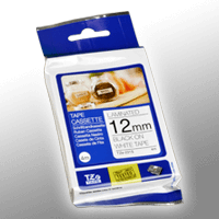 Brother P-Touch Band TZe-231S schwarz auf weiß 12mm x 4m laminiert