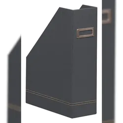 Rhodiarama Stehsammler aus Kunstleder, 10x25x31cm - Titan 194541C