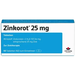 Zinkorot 25mg 50 St