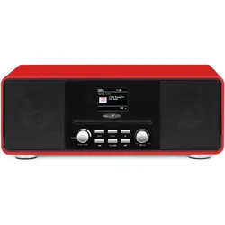 Reflexion HRA19INT (DAB, DAB+, FM, Bluetooth, WLAN), Radio, Rot