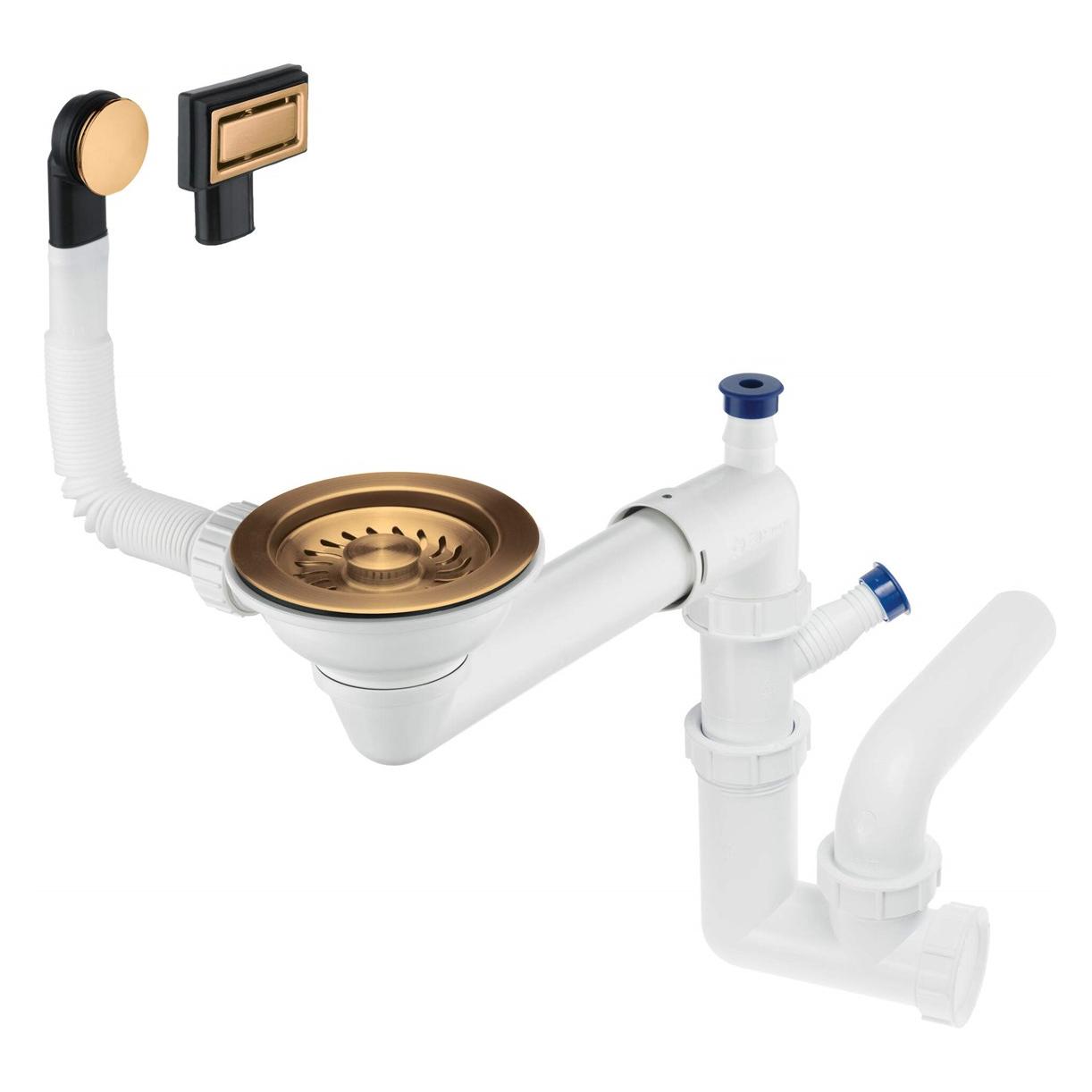 Deante Siphon für 1-Becken-Spüle - Space-Saver (Flaschensiphon) (ZXY_C949)