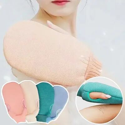 Perfect Picks Market Exfoliating Shower Brush For Spa & Dead Skin Removal Body Scrub Mitt & Massage Glove blue