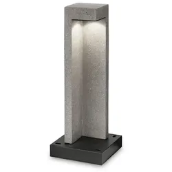 Ideal Lux Outdoor LED Stehleuchte TITANO SMALL, 49cm, Harz granitgrau, 9W 3000K 290lm IDEA-246994