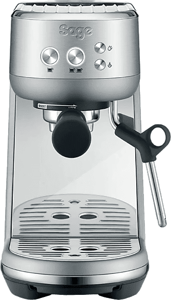 Cafetera express - Sage Bambino SES450BSS4EEU1, 9 bar, Calentamiento ThermoJet, Tamaño Compacto, Acero Inoxidable