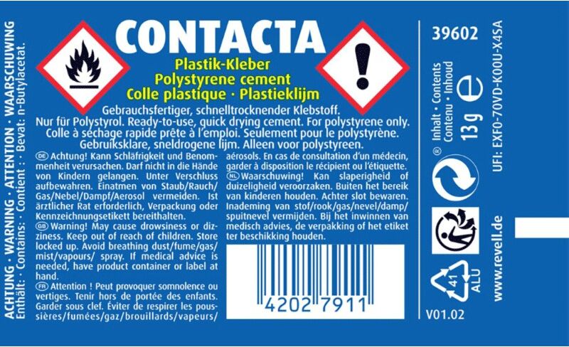 Colle 13g Contacta Tube - Revell