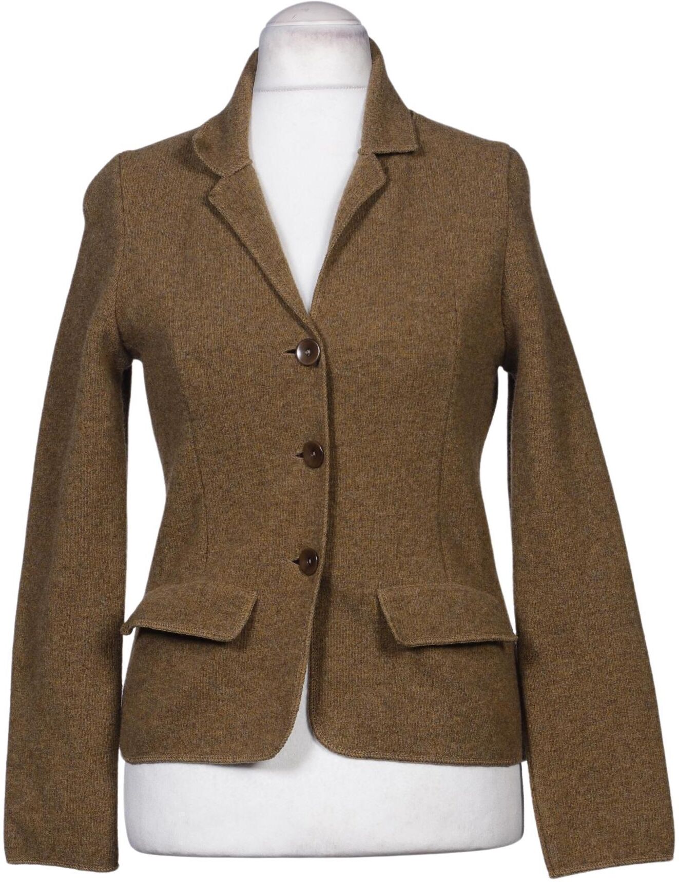Georg Maier Damen Blazer, Braun, Gr. S, Schurwolle - Second Hand