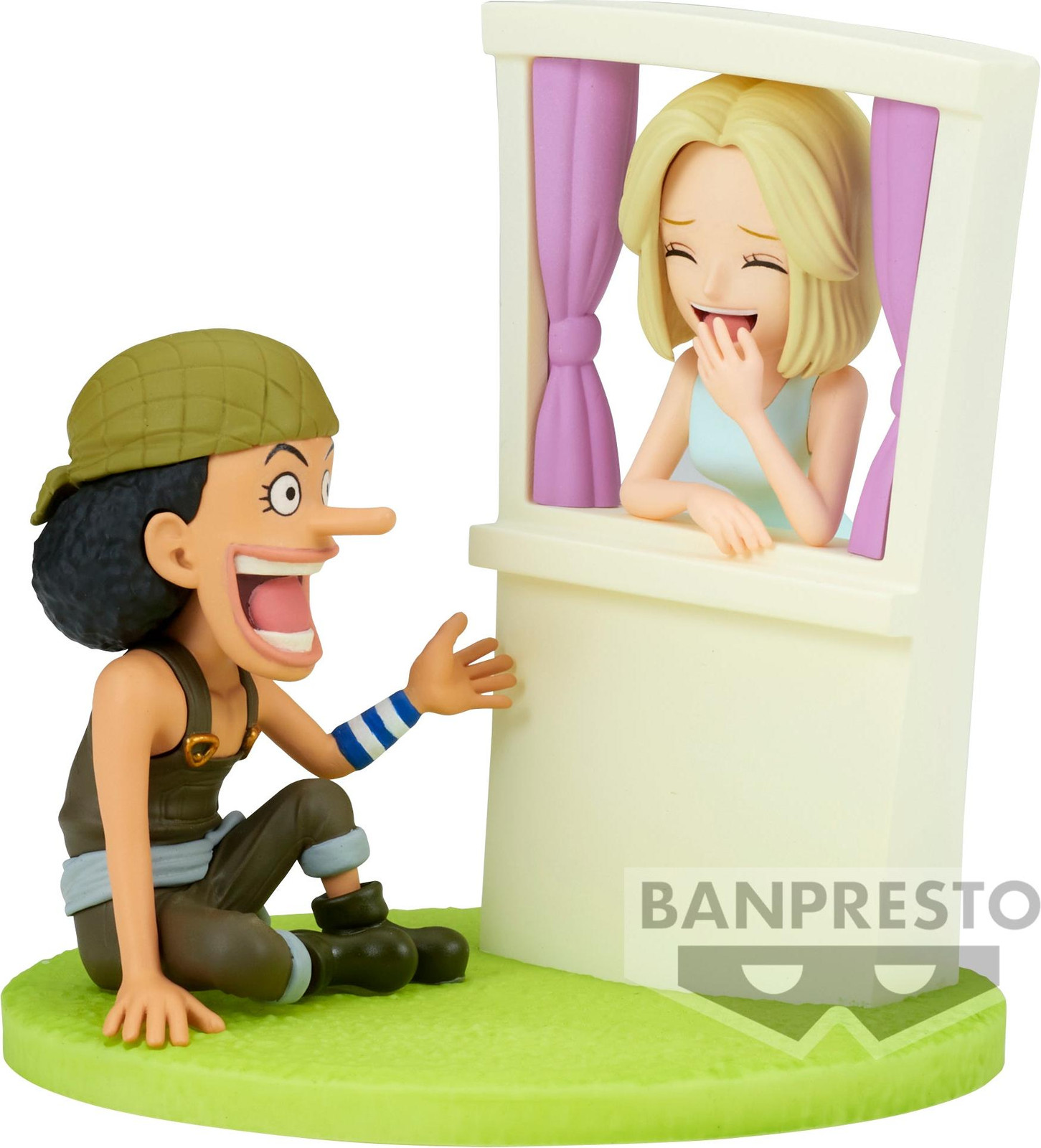 Banpresto One Piece Log Stories Usopp & Kaya figuur, 7 cm