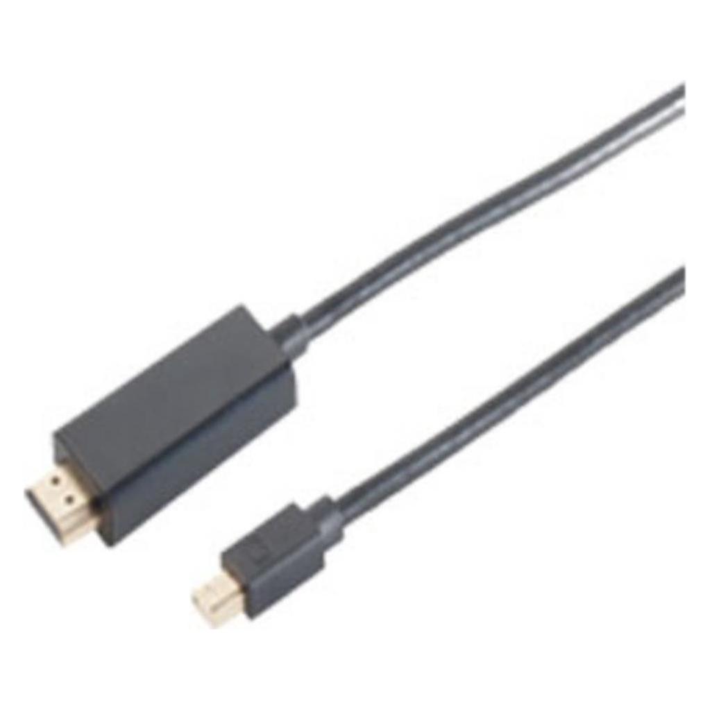 Shiverpeaks BS10-53025 DisplayPort-Kabel 1 m Mini DisplayPort HDMI Schwarz (1 m) (BS10-53025)