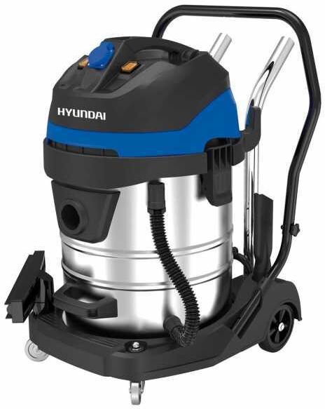 Hyundai BJ141A-2400-60 - Aspirapolvere aspiraliquidi - Bidone da 60 lt, Potenza 2400 W