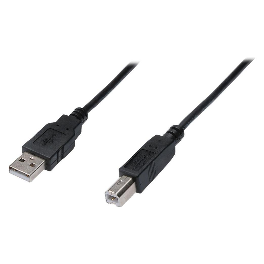 Digitus USB 2.0 Anschlusskabel (1.80 m, USB 2.0, 2.50 W) (AK-300102-018-S)