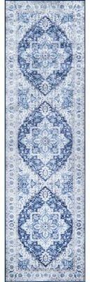 Momeni Karachi Polyester Traditional Medallion Area Rug.