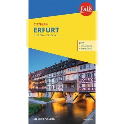 Falk Cityplan Erfurt 1:20.000, Sonstige von , MairDuMont, 978-3-8279-0098-2