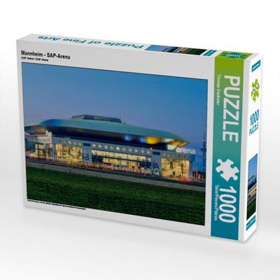 CALVENDO Puzzle Mannheim - SAP-Arena | 1000 Teile Lege-Größe 64x48cm Foto-Puzzle für glückliche Stunden