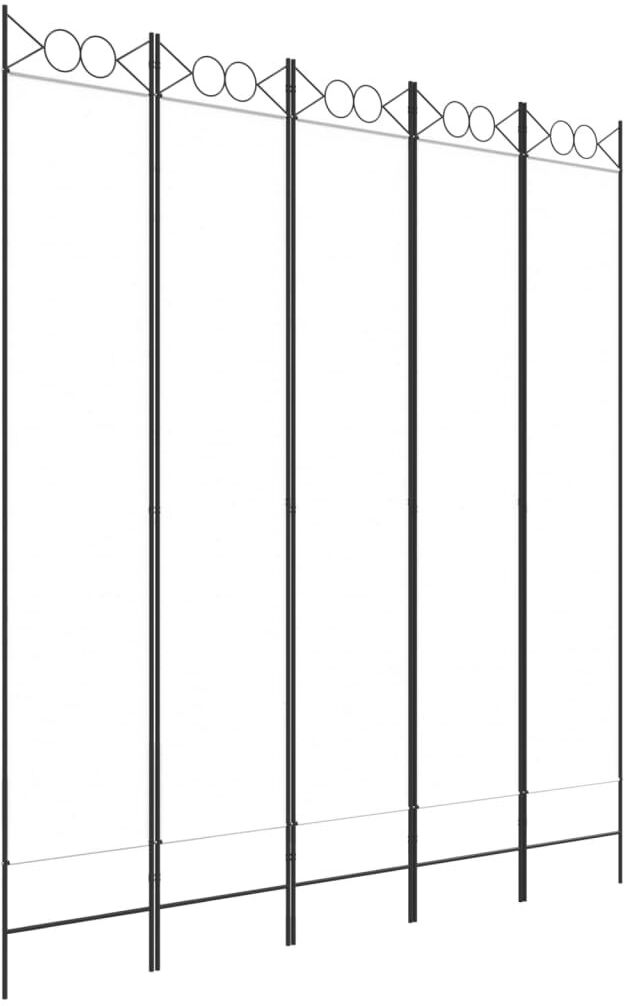 Marlow Home Co. Casida Folding Room Divider White 200 x 220 cm