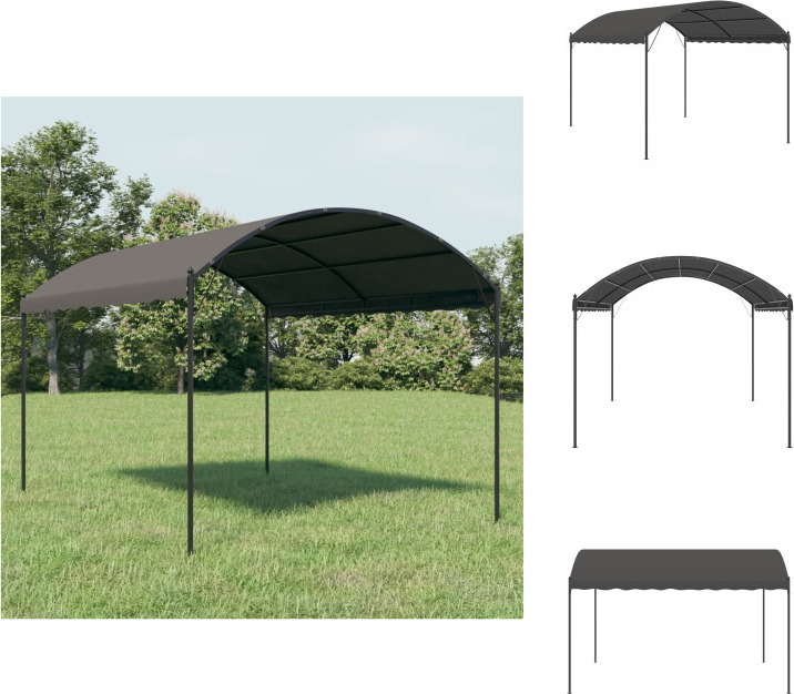 vidaXL Pavillon 3x4 m Anthrazit - Pavillons & Partyzelte