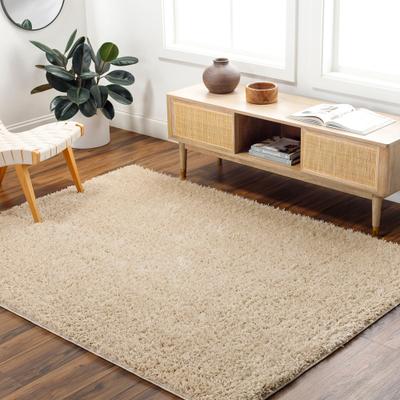 Teppich LIVABLISS "DADU", beige, B:200cm H:47mm L:275cm, Polyester, Teppiche, Teppich