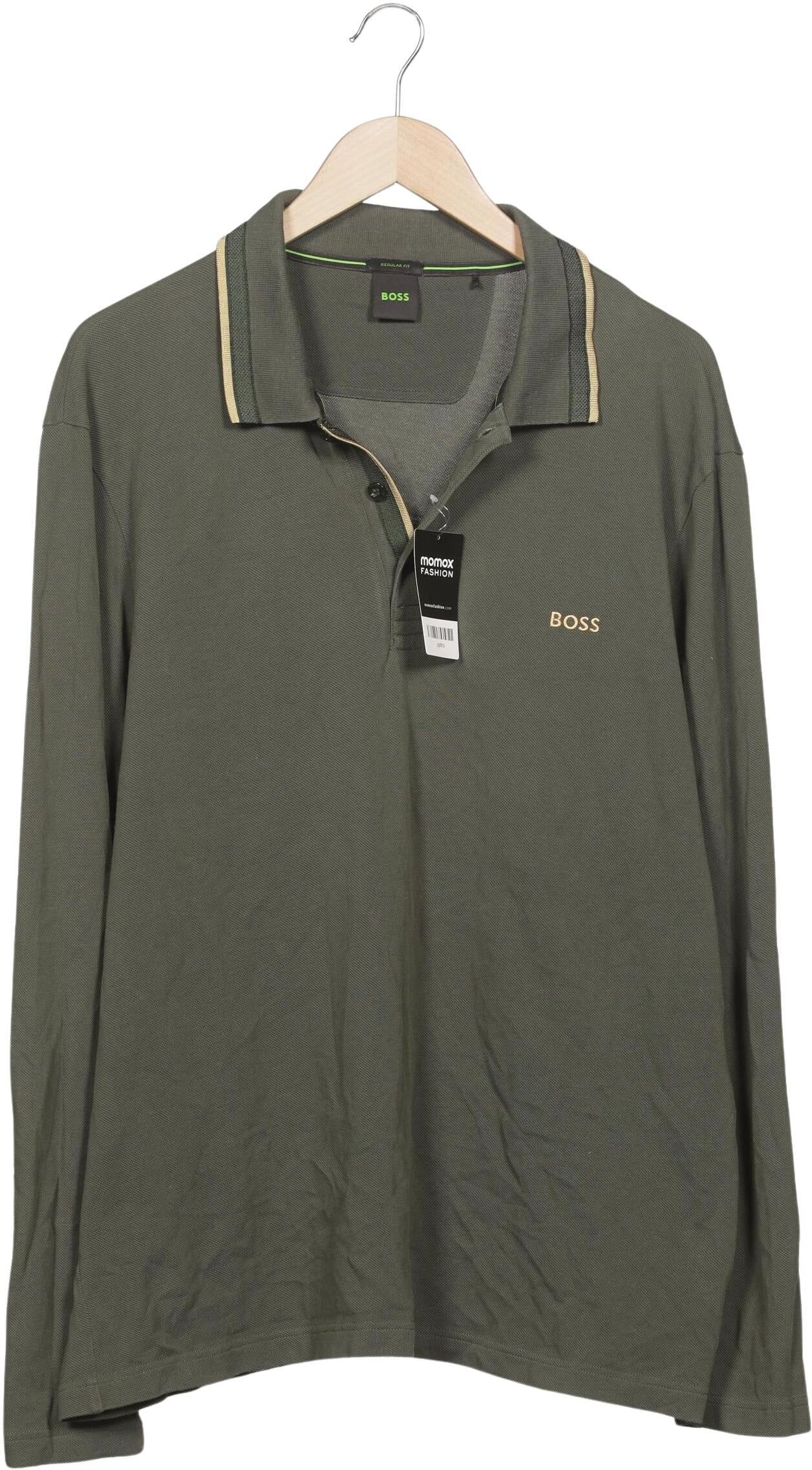 Boss Green Herren Poloshirt, Grün, Gr. 3Xl, Baumwolle - Second Hand