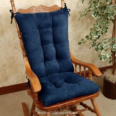 Klear-Vu Corporation Twillo Rocking Chair Cushions 2 Piece Set, 2 Piece Set, Indigo