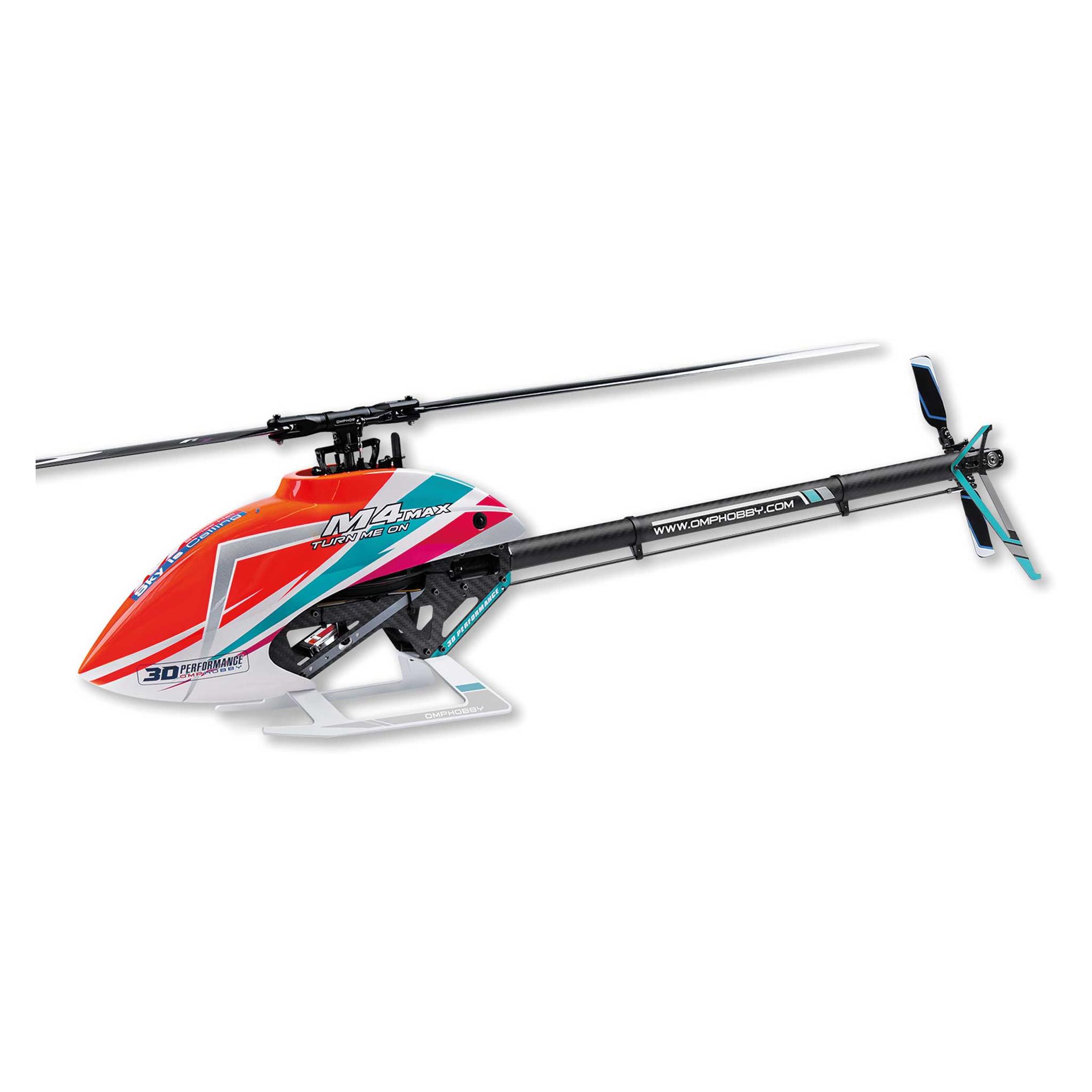OMP Hobby Helikopter M4 Max Combo Orange, Bausatz (OSHM417P)