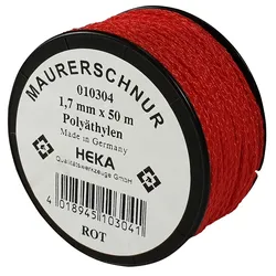 Heka Werkzeuge GmbH Fliesenlegerschnur (P) 1.7 x 50 m rot