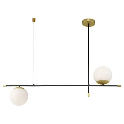 Pendelleuchte Nostalgia Schwarz/Gold max. 40 Watt