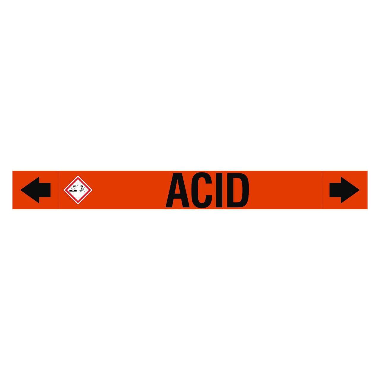 Brady ASME - Rohrmarkierer - Acid (ASMEPM-100X920MM-ACID)