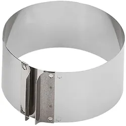 Kaiser Tortenring Patisserie 16,5-32 cm Edelstahl Silber