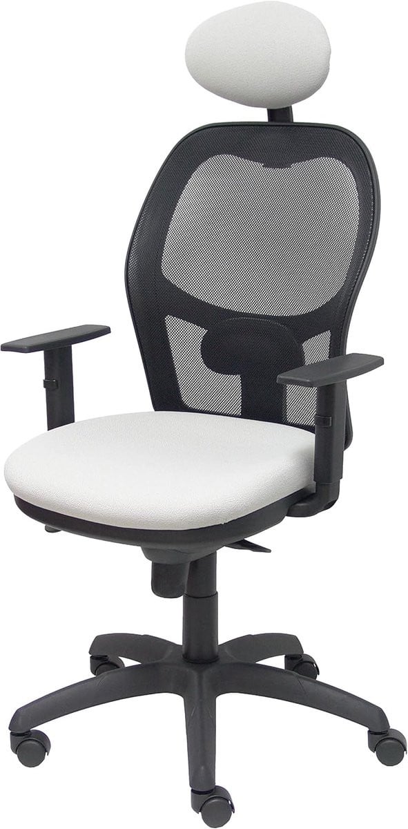 Ergonomische Bureaustoel met Armleuningen voor Thuiswerkcomfort - Lichtgrijs