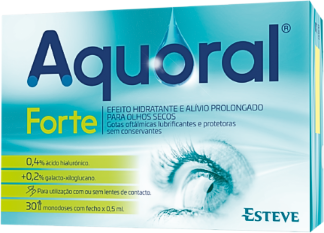 Aquoral Forte Gotas Oftálmicas Monodoses 30x0.5ml