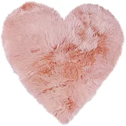 Heitmann Felle Lammfell Herz Rosa