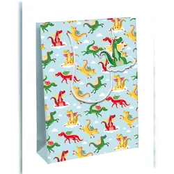 Clairefontaine 6x Drachen, Excellia, Geschenktasche L 26,5x14x33 cm - Mehrfarbig 32475-2C