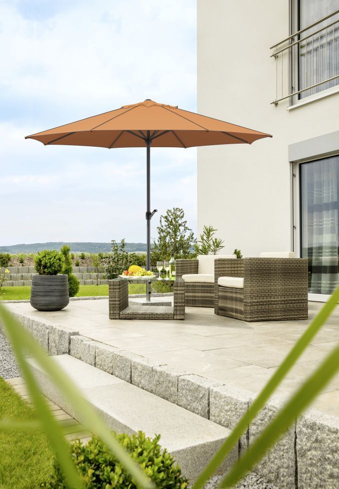 Schneider Schirme Schneider Sonnenschirm Adria terracotta Ø 350 cm