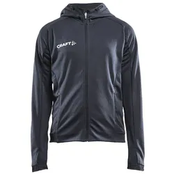 CRAFT Evolve Kapuzen-Trainingsjacke Kinder 995000 - asphalt 158/164