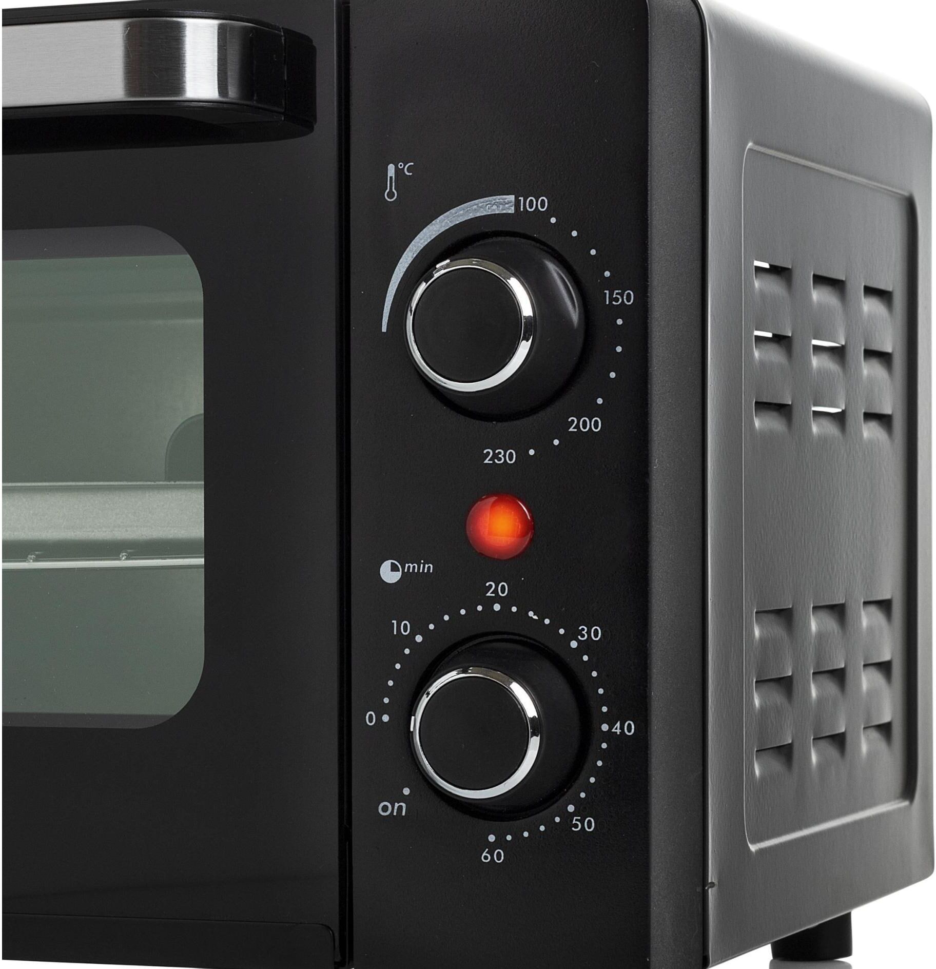 TRISTAR Minibackofen "OV-3615", schwarz, Minibacköfen, Minibackofen schwarz Einheitsgröße