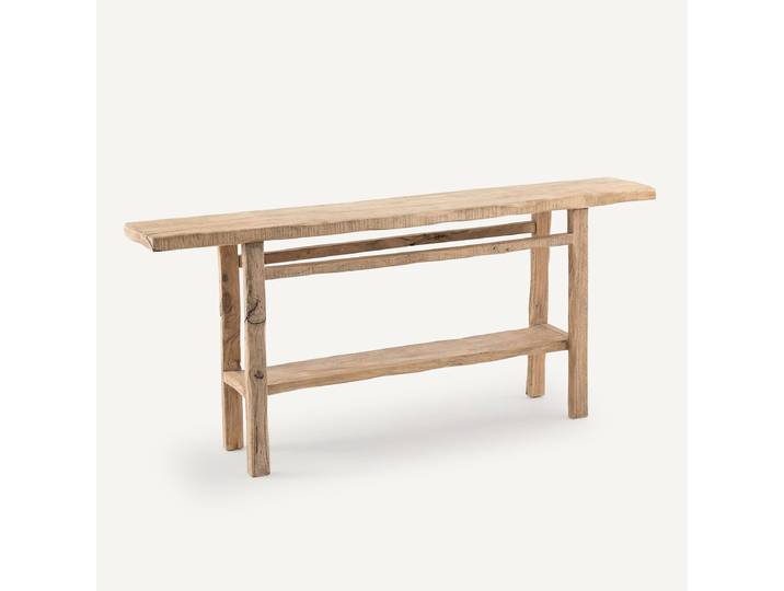 AM.PM Console XL en orme massif recyclé Sumiko Beige