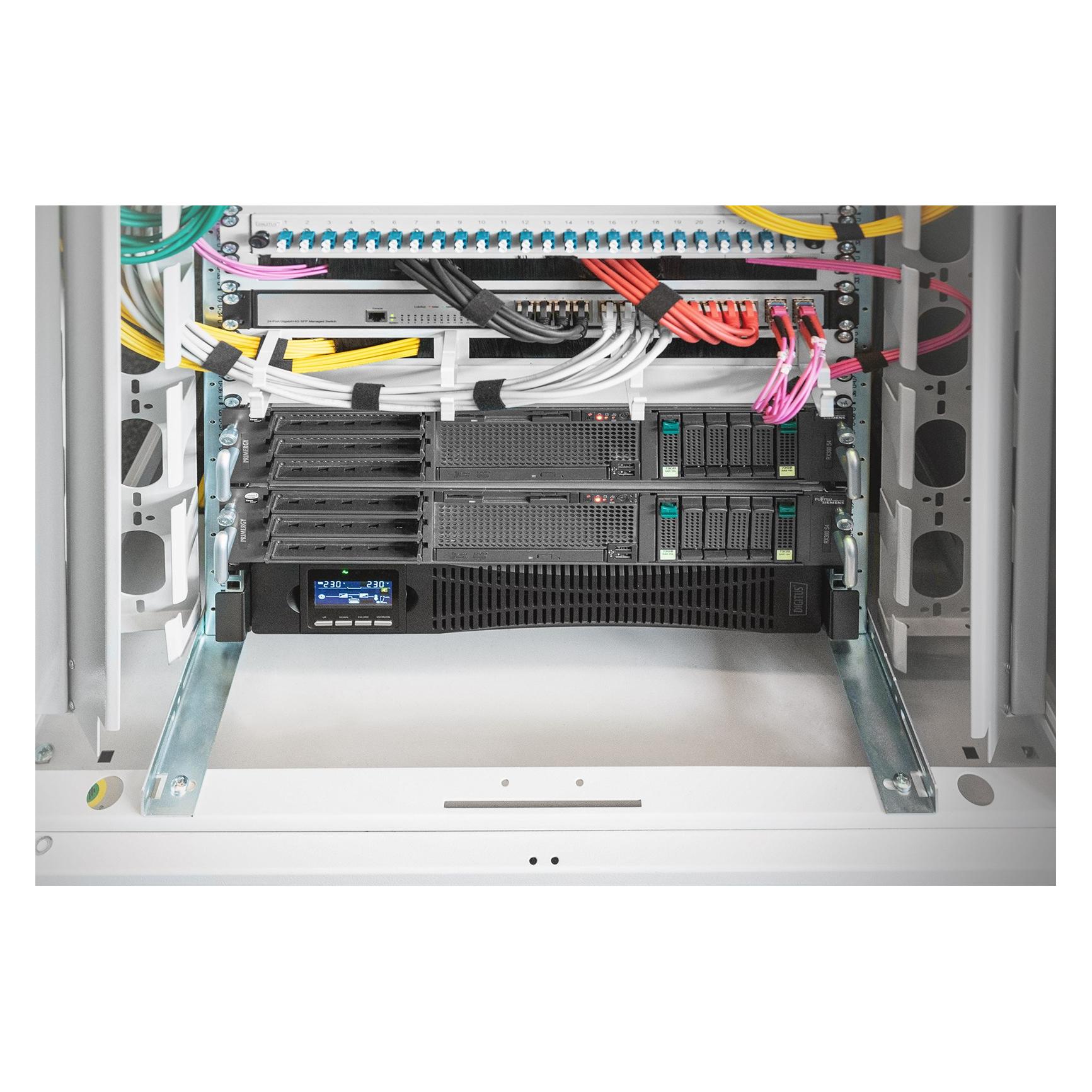 Digitus OnLine USV-System, 3000 VA / 3000 W (3000 VA, 3000 W, Online-Doppelwandler USV) (DN-170096)