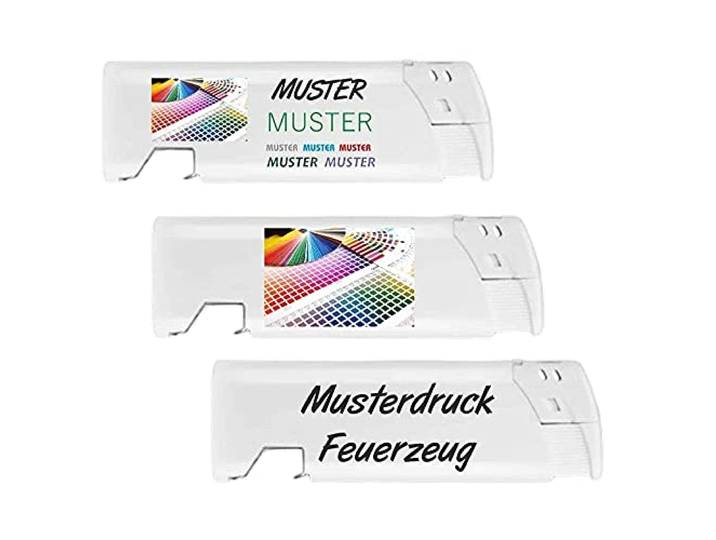 250 x Feuerzeug Öffner mit Ihrer Werbung Farbdruck Werbung Flaschenöffner Logo Druck 50-500 Stück (250)