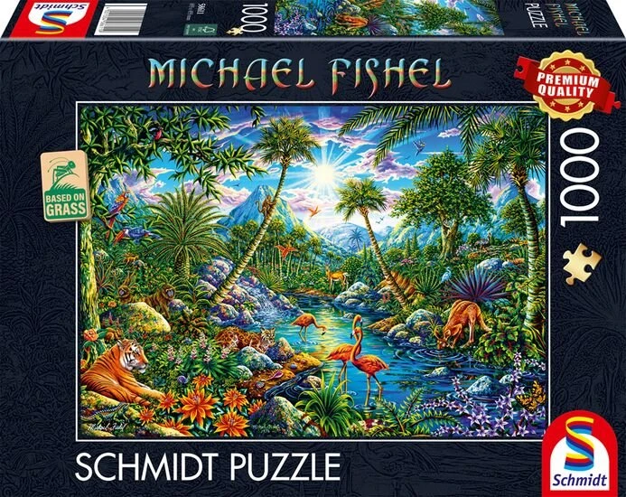 Schmidt Spiele Michael Fishel: Inselparadies (1000 Teile)