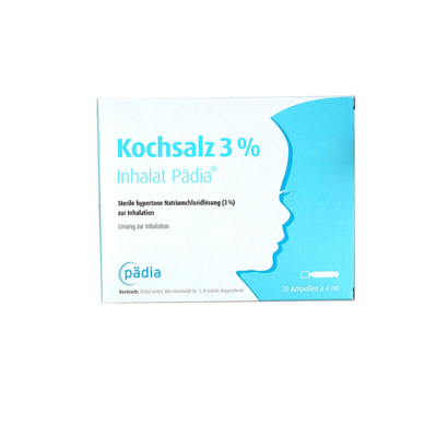 Pädia GmbH KOCHSALZ 3% Inhalat Pädia Ampullen 20 St 17231608