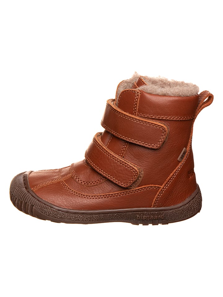 bisgaard Leder-Boots "Magnus" in Hellbraun - 27