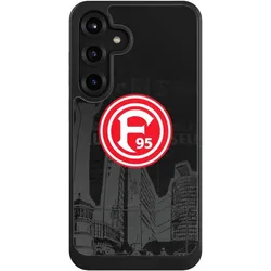 Nivocase Hülle für Samsung Galaxy S25+ Handyhülle NIVOcore Case Schwarz Fortuna Düsseldorf Logo Offizielles (Samsung Galaxy S25+), Smartphone Hülle, Schwarz