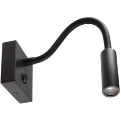 Deko-Light LED Wandaufbauleuchte Brahe I 3,3W 165lm Schwarz