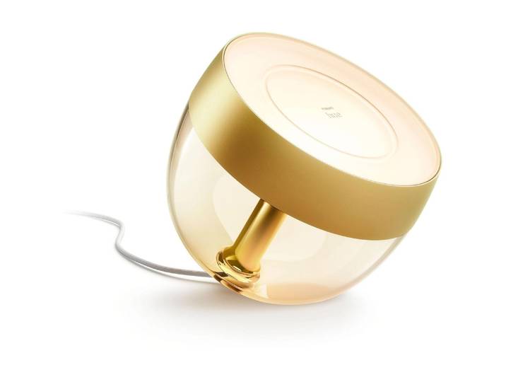 PHILIPS HUE LED Tischleuchte White & Color Ambiance Iris , gold (goldfarben), H: 19,4cm, Leuchten, LED Tischleuchte