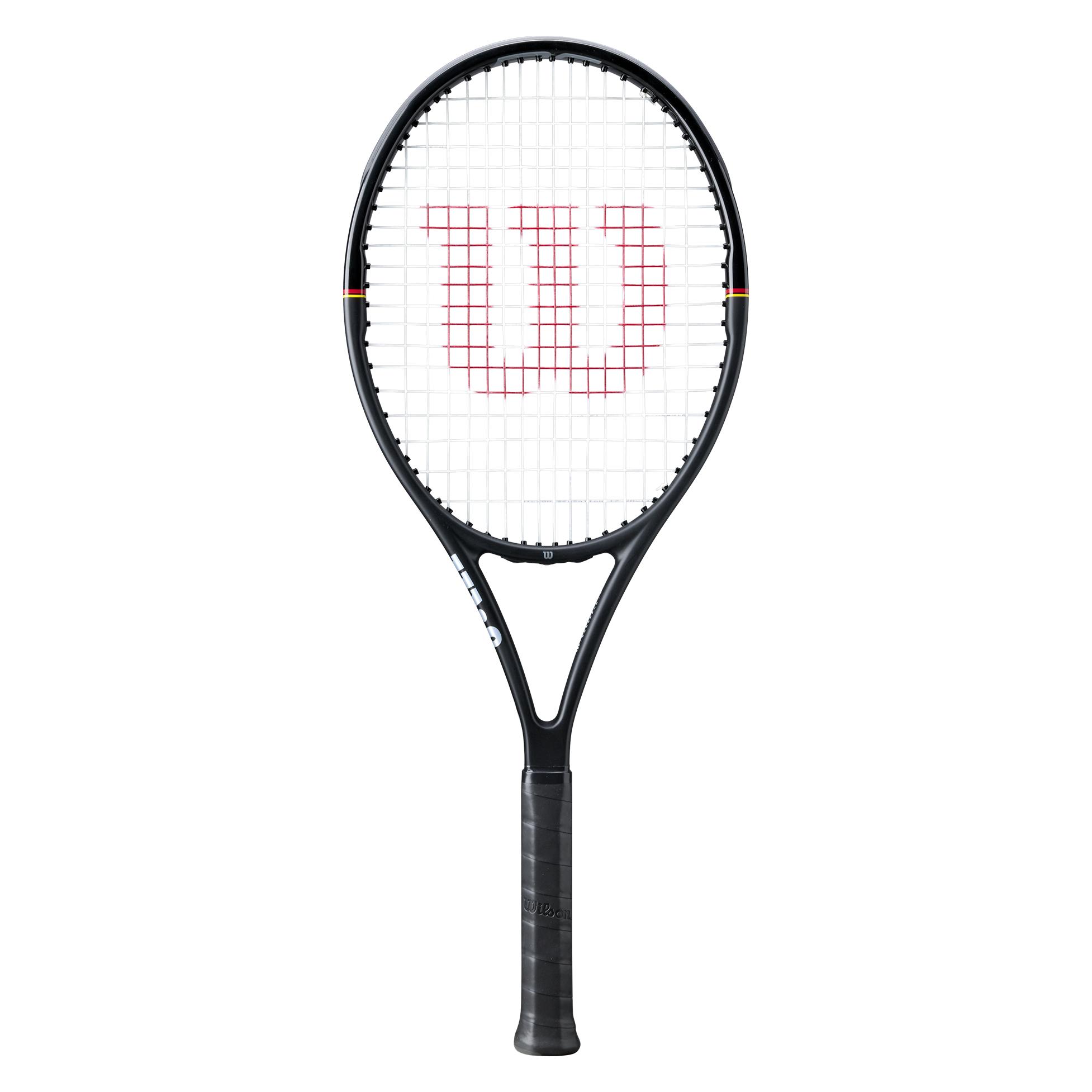 Wilson Pro Staff Team Classic Tennis Racket, Grip Size 1 (1, 360 g, Nicht bespannt) (WR201610U1)